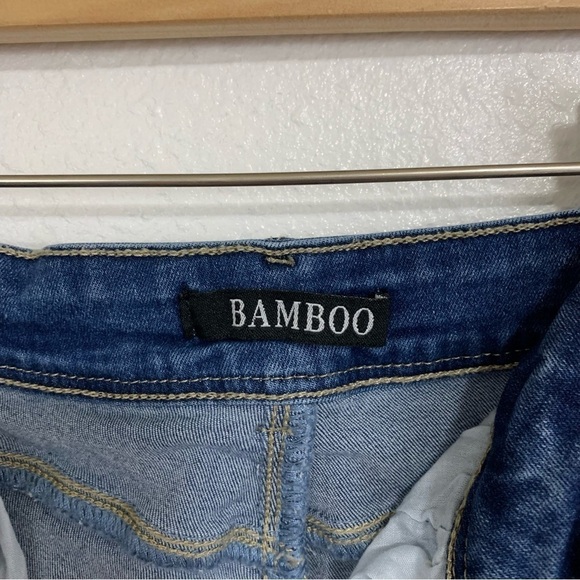 Bamboo Skinny Mid Rise Jeans Size S - Picture 2 of 7